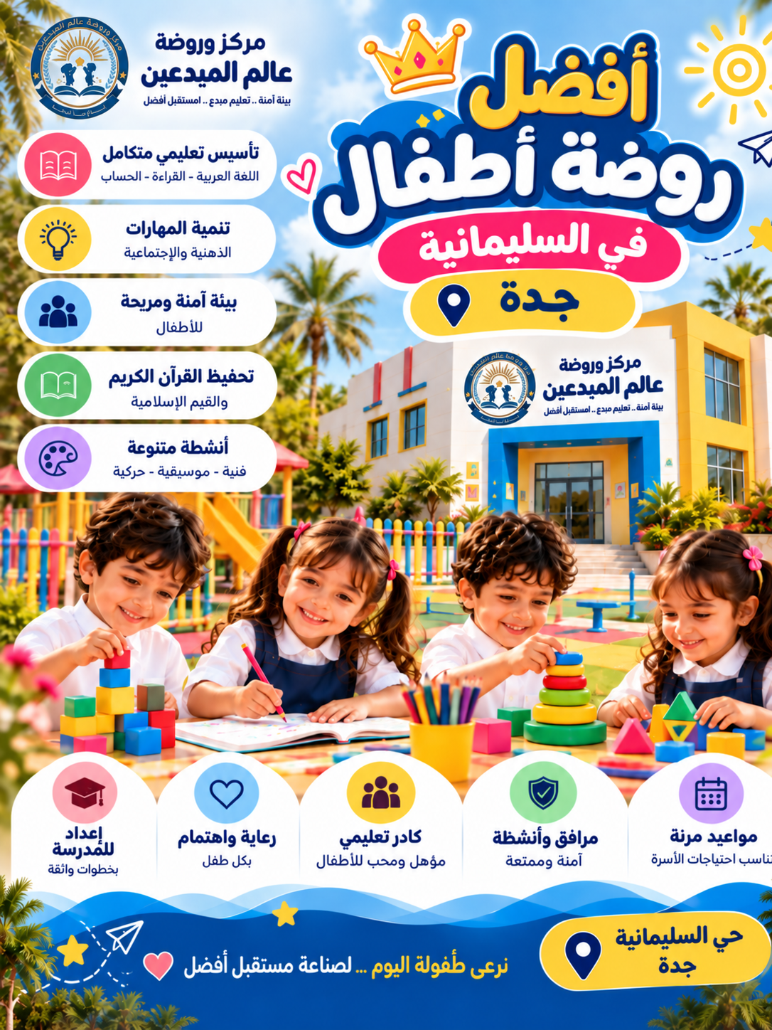 أفضل روضة أطفال السليمانية جدة